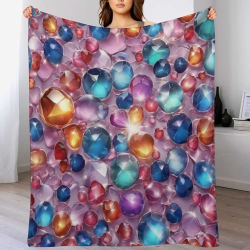 AAPZY Decke bunt Stone Beach Decke Tagesdecke - Weiche Flannel Decke Mit Muster Sofadecke - Baumwolldecke Wohndecke Sofaüberwurf Bettüberwurf （100×130cm）