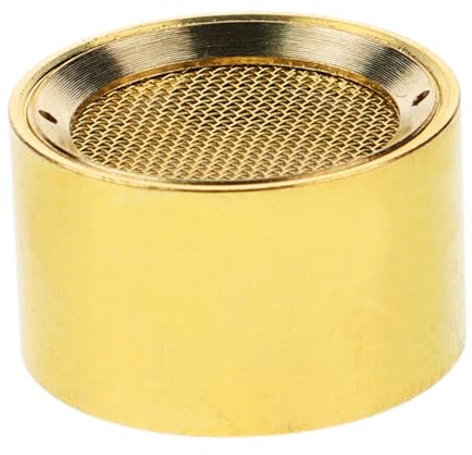 Kondensatormikrofonkern Gold Metall Kunststoff Ersatzkern | Outdoor Recording, Tanzlehrer, Kompatibel mit Meisten Mikrofonen, Leicht zu Tragen, Professionell