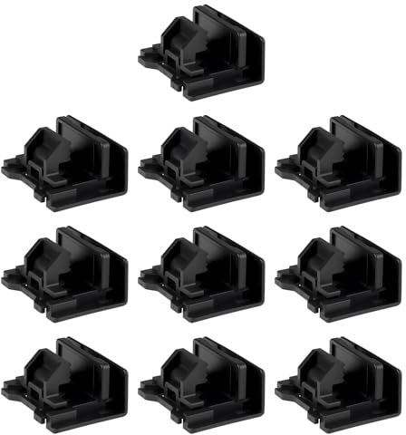 EMSea Lot de 10 clips de fixation pour seuil de portière 51711938940 Compatible avec BMW E30 E32 E34 Jupe latérale
