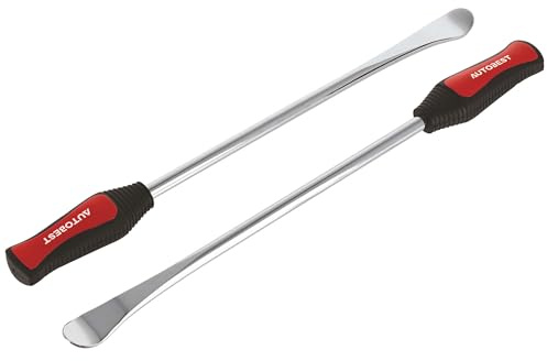 Lot de 2 cuillères démonte pneus Longueur 370mm - Outil Levier de Pneu