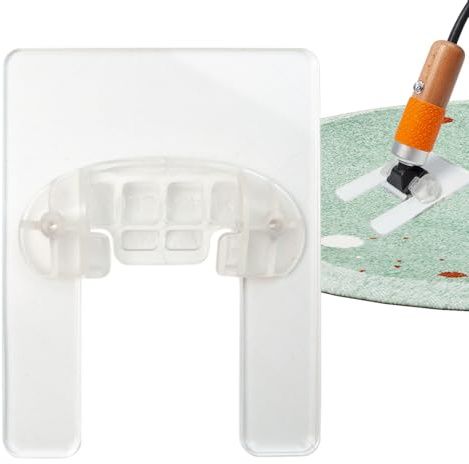 Guide de cisaillement pour tondeuse à moquette – Base de support en acrylique de 30 cm, support transparent, machine durable | Maintient les tondeuses uniformes à la maison et aux hôtels à l'exception