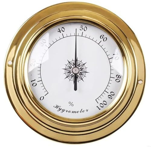 Barometro Stazione meteorologica montata a parete, misurazione dell'umidità della temperatura, barometro, termometro, igrometro, for la casa dell'orologio delle maree(Humidity meter)