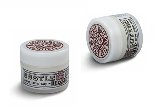 Hustle Butter - Beurre de Soin Post-Tatouage 30ml (lot de 2) Baume de Voyage pour Tatouages, Pour Tatouages Neufs et Anciens - Sûr Pendant la Cicatrisation - Crème pour Tatouage Vegan sans Pétrole