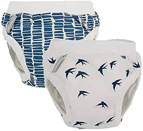 Imsevimse - Stoffwindeln Pack 2 Stück Blaue Trainingshöschen -L 9-12 kg Neu