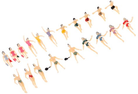 Colcolo 20 HO : 100 Gemalte Modellfiguren Menschen