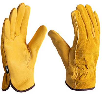 FZTEY Dornenfeste Gartenhandschuhe für Damen und Herren, atmungsaktiv und flexibel, Größe M, 8