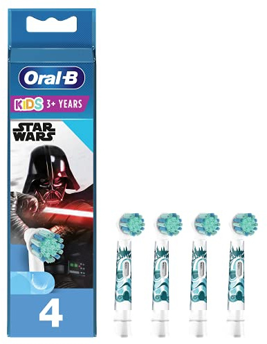 Oral-B Star Wars elektrische Zahnbürstenköpfe, 3 Stück, ideal für empfindliche Zähne und Zahnfleisch, ab 3 Jahren