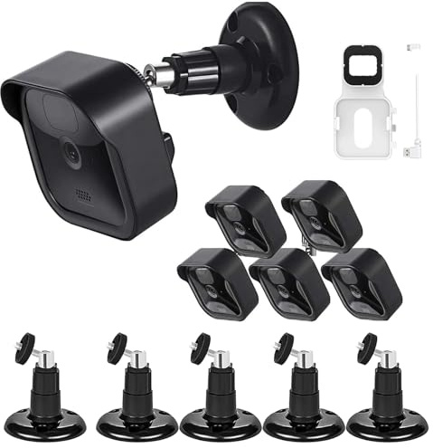 ZLiT Wandhalterung für Blink Outdoor-Kamera, brandneues Blink Outdoor-Kameragehäuse Montagehalterung,wetterfest(5 Stück)