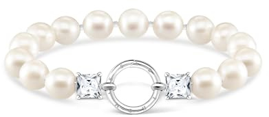 THOMAS SABO Armband Perlen silber 925 Sterlingsilber