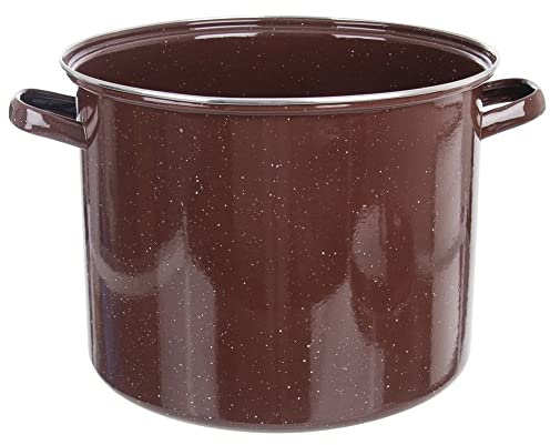 orion group Emaille-Topf Emaille topf groß Emaillierter töpfe Kochtopf | Suppentopf Spülmaschinenfester Gusseisen ⌀ 32 cm 20 L