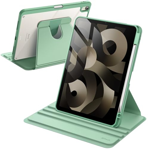 JETech Drehbare Hülle für iPad Air 11 M4/M3/M2 & Air 5/4 10,9, Grün