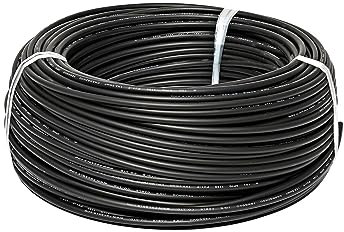 UNNIQ Câble solaire rouge ou noir Pv Fil de câble 20m 6mm Conducteur de cuivre fil et câble (Color : B, Size : 10M_AWG9-6MM2)