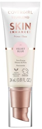 CoverGirl TruBlend Skin Enhancer, Velvet Blur, Primer, Plumps Dry Skin, Blurs Pores, Hydrating, Brightening, Lasts All Day, 0.81oz
