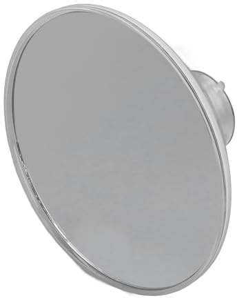 ciciglow Espejo de Aumento Pequeño 7X 10X, Espejo de Maquillaje Portátil con Ventosa para Fácil Instalación, Espejo Multiusos de Viaje Cuidado Facial y Belleza