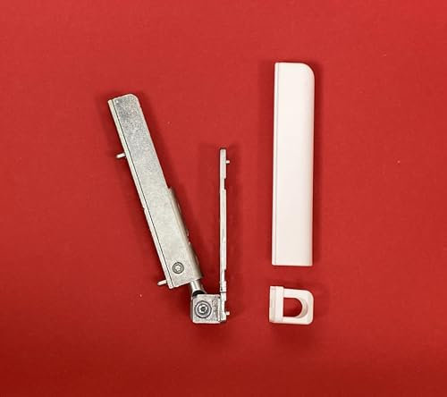 Maco - Fascia angolare Multi-Matic/Multi-Trend 100 kg, composto da 52483 e 52478 W21960 g21961 (argento con cappucci bianchi)