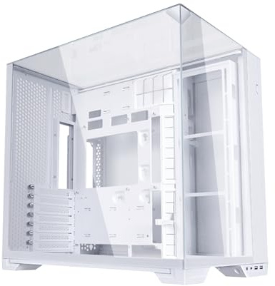 Lian Li O11Vision Compact White-Steel-Tempered Glass ATX Mid Tower Computer Case-Back Connect Support-O11VPW