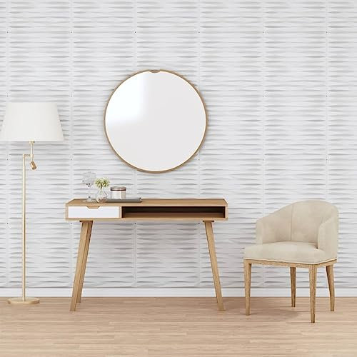 Baumaterialien, WandverkleidungWandpaneele 24 tlg weiß 50x50cm XPS 6m² Stein