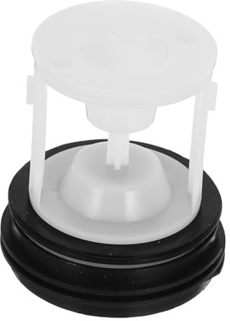jojofuny Washing Machine Drain Pump Seal Cover Plug Plastic Filter Two-hole Drain Pipe Stopper for Drum Washers Washer Drainage Replacement Part