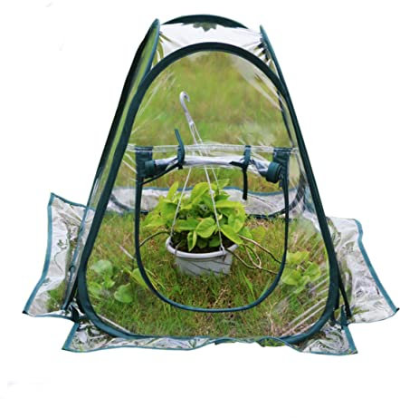SUPVOX Portatile in PVC per Esterni Kit Coperture per Giardino Piccola Forniture per Strutture Mini Copertura per Piante Fiorite