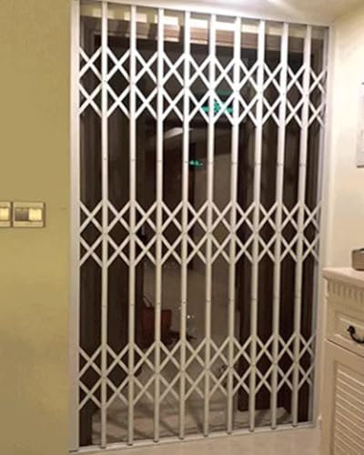 Inferriate per Finestre Serrature Bifacciali con Chiave D'ingresso Inferriata Finestra Pieghevole, per Impieghi Gravosi Barra di Sicurezza per Finestra Richiudibile, Porte D'ingresso/Vetrine/Scantin