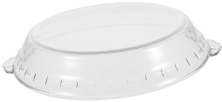 DOITOOL Coperchio in Vetro Resistente al Calore Forma Rotonda Compatibile con Vaporiera per Microonde e Forno per Cucina Domestica