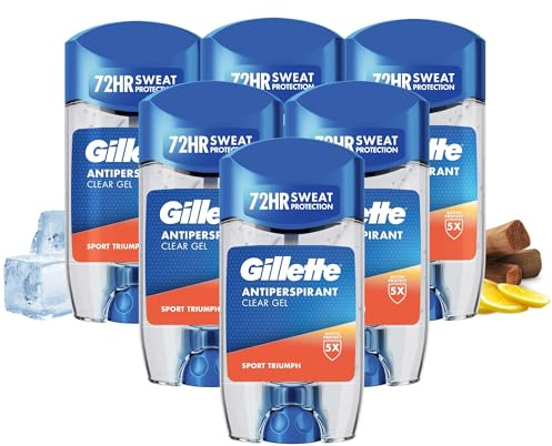 Gillette Sport Triumph Antiperspirant Clear Gel Stick 70ml