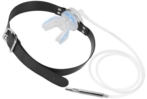 SM Knebel Mund Extrem,U Öffnung Mundknebel mit Urin Katheter und Dilator Harnröhre Edelstahl Penis Plug,Ball Gag BDSM Set,BDSMs Spielzeug Extrem für Frauen Sklavin,Sex Spielzeug für die Paare (Lang)