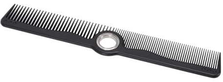 Yanmis Schwarzer Rotierender Schneidekamm mit Fidget Spinner Center, Einfache Kontrolle für Männer und Frauen, Kunststoff, 20,6 X 3,1 Cm