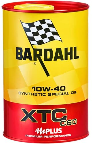 Bardahl - Olio Motore per Auto, XTC C60 10W40, Olio Lubrificante per Vetture non Equipaggiate di DPF o FAP, 1 Litro