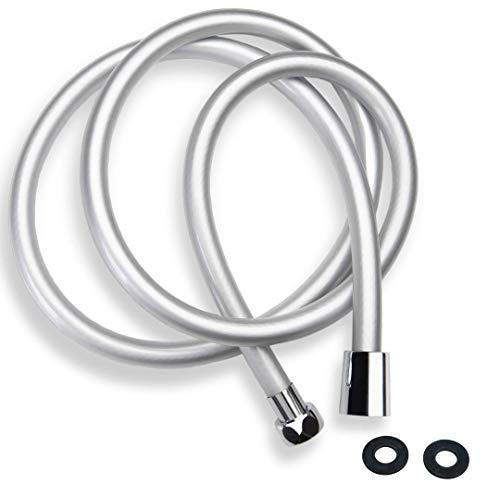 Tuyau de douche en PVC ZOTTI 1m - Tuyau de douche de remplacement solide - Étanche et anti-éclatement - Raccord standard universel - Résistance haute pression