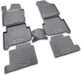 Element 3D Gummimatten Set passend für VW Touran | (I) 2003-2010 (II) 2010-2015 | 100% passgenaue Auto Fußmatten, robuste Universal Fußmatte Auto, Gummimatten Auto, Auto Fussmatten Gummi