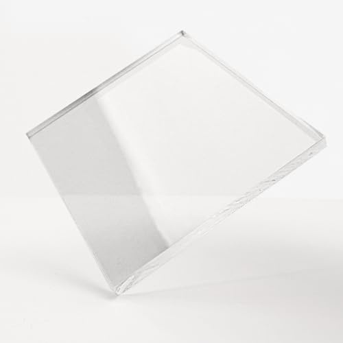 Acrylglas 2-20mm GS PMMA Transparent Glasklar Zuschnitt Scheibe Materialstärke und Größe Wählbar (3 mm, 400 x 400 mm)