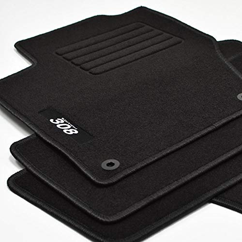 Mattenprofis Velours Logo Fußmatten passend für Peugeot 308 + 308 SW ab Bj. 2007-2014 sw