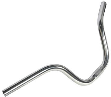 SENQI Mountainbike Rennrad Lenker Vintage Style Riser Bar Aluminiumlegierung (25,4 mm x 580 mm, Silber)