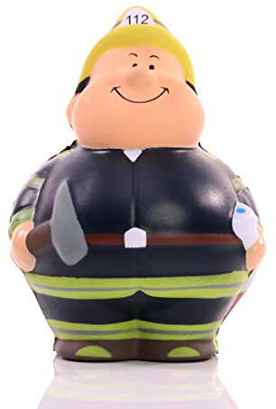 SQUEEZIES Feuer Bert - Der Stresslöscher - lustiges Geschenk für alle Feuerwehren