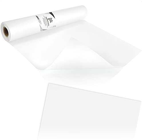 Robin Goods® Transparentpapier Rolle 40cm x 50m | Skizzenpapier Rolle | Schnittmusterpapier Rolle | Transparentes Architektenpapier | Pauspapier, Tracing Paper 50g/m² (Rolle - transparent)