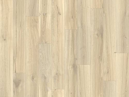 Primaflor PVC CV-Bodenbelag 400 x 100 cm Eiche hell 971 L Superior Meterware Holz-Optik-Design für Feuchträume & Wohnbereiche Auslegeware Boden Zuschneidbar