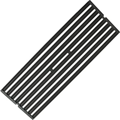 SANTOS Guss-Grillrost - Gusseisernes Grillrost ca. 15,5x44,2cm - passend für u.a. Broil King Baron - ideal für Ihren Gasgrill - Ersatz-Grillgitter