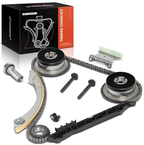 A-Premium Engine Timing Chain Kit W/VVT Sprocket & Tensioner [fits DOHC, 4Cyl 2.2 2.4L] Compatible with Chevy & GMC & Pontiac & Buick, fits Equinox, Malibu, Verano, Impala, G5, LaCrosse, Regal & More
