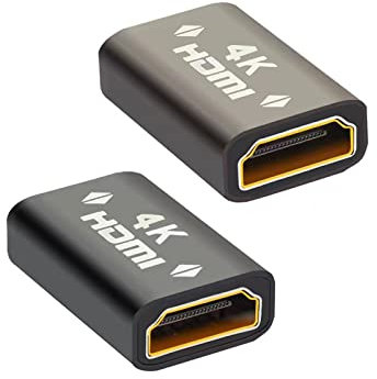 La Brodée 4K HDMI Extender, Female to Female HDMI Connector, Supports, Ethernet, High speed Connector Adapter, Compatible with DVD, Blu-ray, TV…