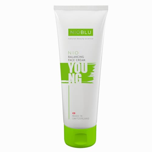 Nioblu - Nio Balancing Face Cream - Kontrolliert die Talgproduktion - Fettige Haut - Schützt die Haut - Leichte Textur - Mit natürlichen Inhaltsstoffen - Fortschrittliche Technologie - 100 ml