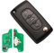 Heart Horse 3 Botones Carcasa Mando Llave Distancia Compatible con Peuge0t 207 307 308 407 607 Partner Citr0en C2 C3 C4 C5 Berlingo Picasso Xsara Control Remoto Llave CE0523 433MHz ID46 (Lame HU83)