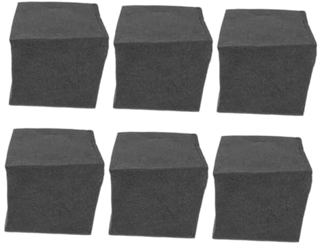 SHOWERORO Schallschutzpads Für Niedrige Frequenzen 6er-pack Akustische Schallschutzplatten Quadratische Schallschutzplatten Isolierschaumplatten Für Zuhause