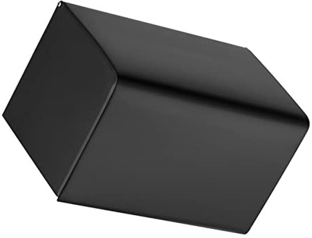Toilettenpapierspender, Wandmontage, Edelstahl, schwarz, für Taschentuchbox, Gesichtspapier und Auto in Küche und Bad