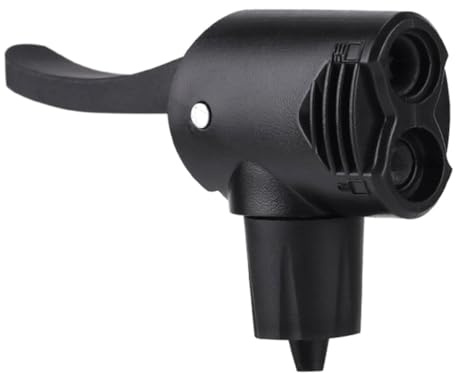 NRVTRE Adaptateur de Valve de Pneu de Voiture, Embout de Gonflage,Tête de Pompe de Remplacement Filetée avec Double Valve,pour Les Pneus de Voiture, de Vélo et de Moto