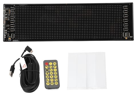 Programmierbares LED-Schild, 20 X 64, IP65 Wasserdichtes RGB-LED-Panel, mit Steuerung für die IPixel Color App