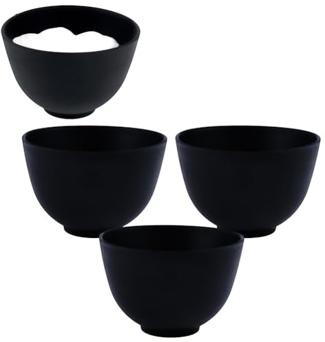 GORGECRAFT 4pz Ciotola per Mescolare Maschere Facciali In Silicone per Uso Domestico 105*70mm Ciotola per Maschere Facciali Flessibile Riutilizzabile Prodotti per La Cura Della Pelle Del Viso Ciotole