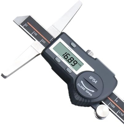 Calibre de profundidad Calibrador de profundidad de acero inoxidable de 0,01 mm, 0,150, 200 y 300 mm, micrómetro.(0-300mm)