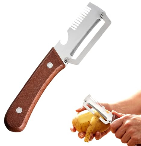 Multi-Functional Vegetable Peeler for Kitchen, New Vegetable Peeler, Ergonomic Potato Peeler & Fruit Slicer, Sharp Blade for Carrot, Apple, Kiwi, Orange, Easy Grip Kitchen Tool (1pcs)