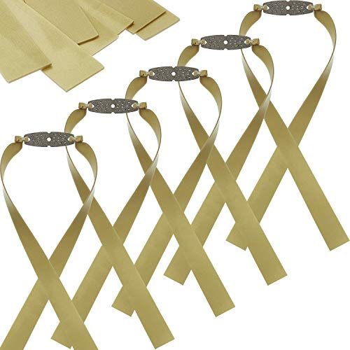 WLXW Lot Slingshot Puissant Élastique Bande Élastique Plat Pratique De La Chasse Sports Latex Naturel Catapulte Kit Set Slingshot Accessoires De Tube Résilient,1.0mm in Thickness,10Pcs